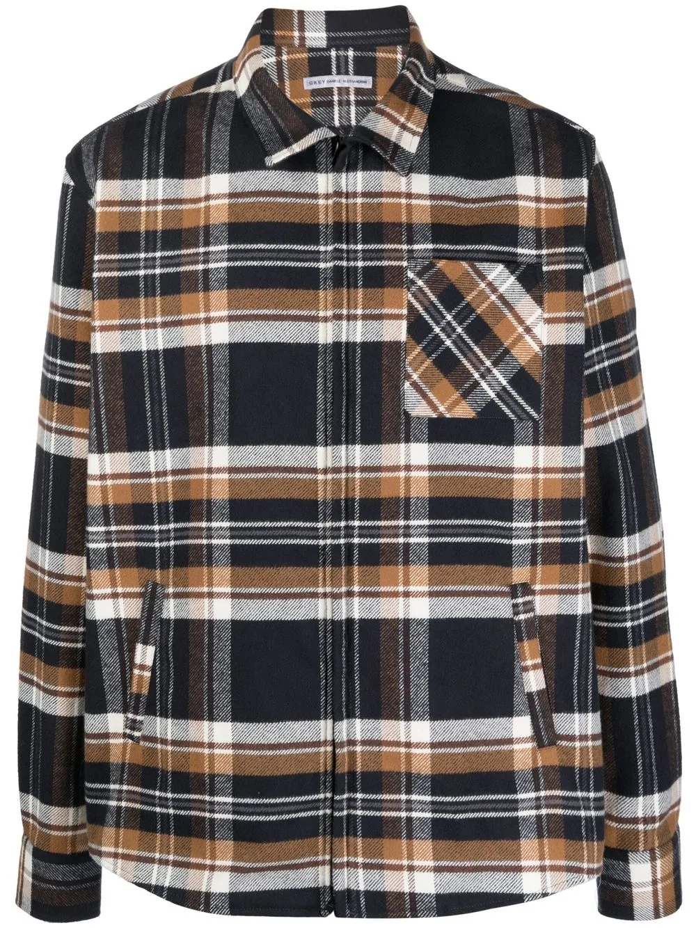 

Daniele Alessandrini tartan cotton shirt - Black