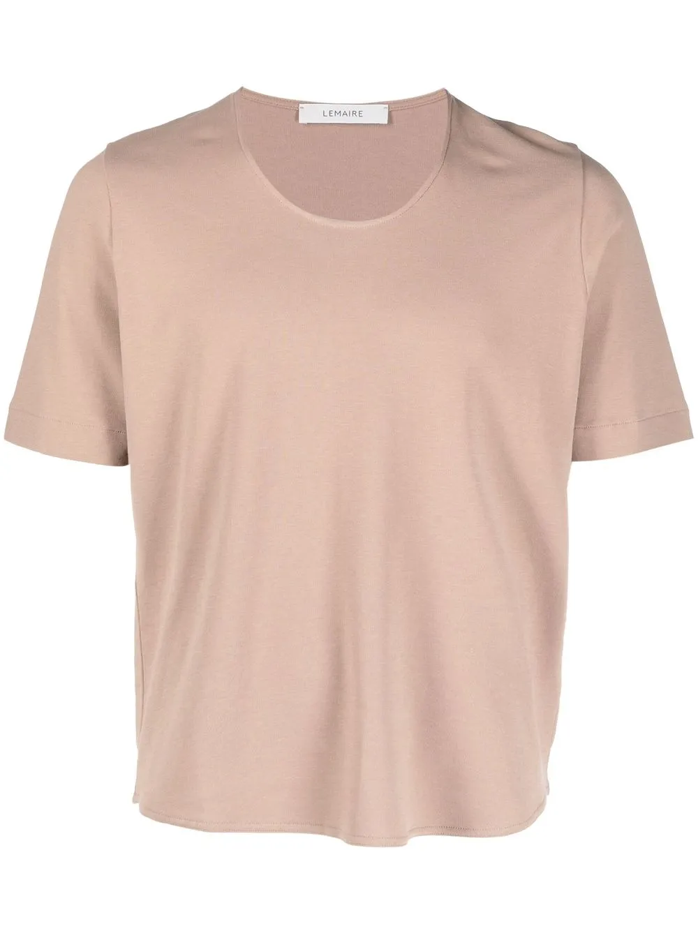 

Lemaire scoop-neck cropped T-shirt - Neutrals