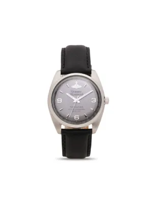 Vivienne westwood leather strap watch 2025