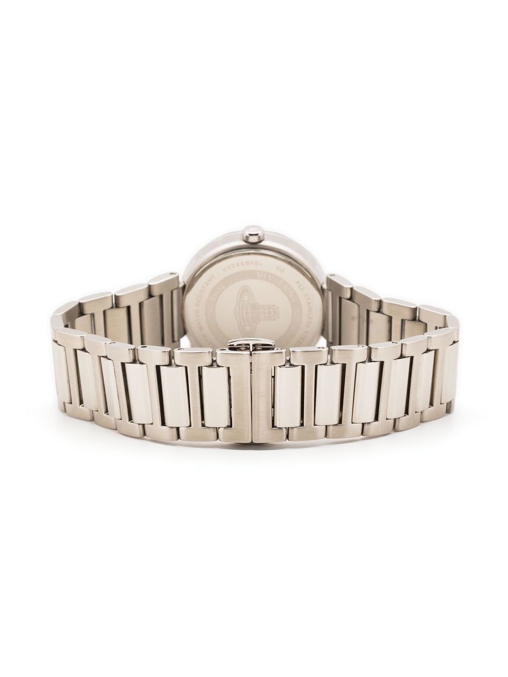Shop Vivienne Westwood Popular Orb-plaque Watch In Silver