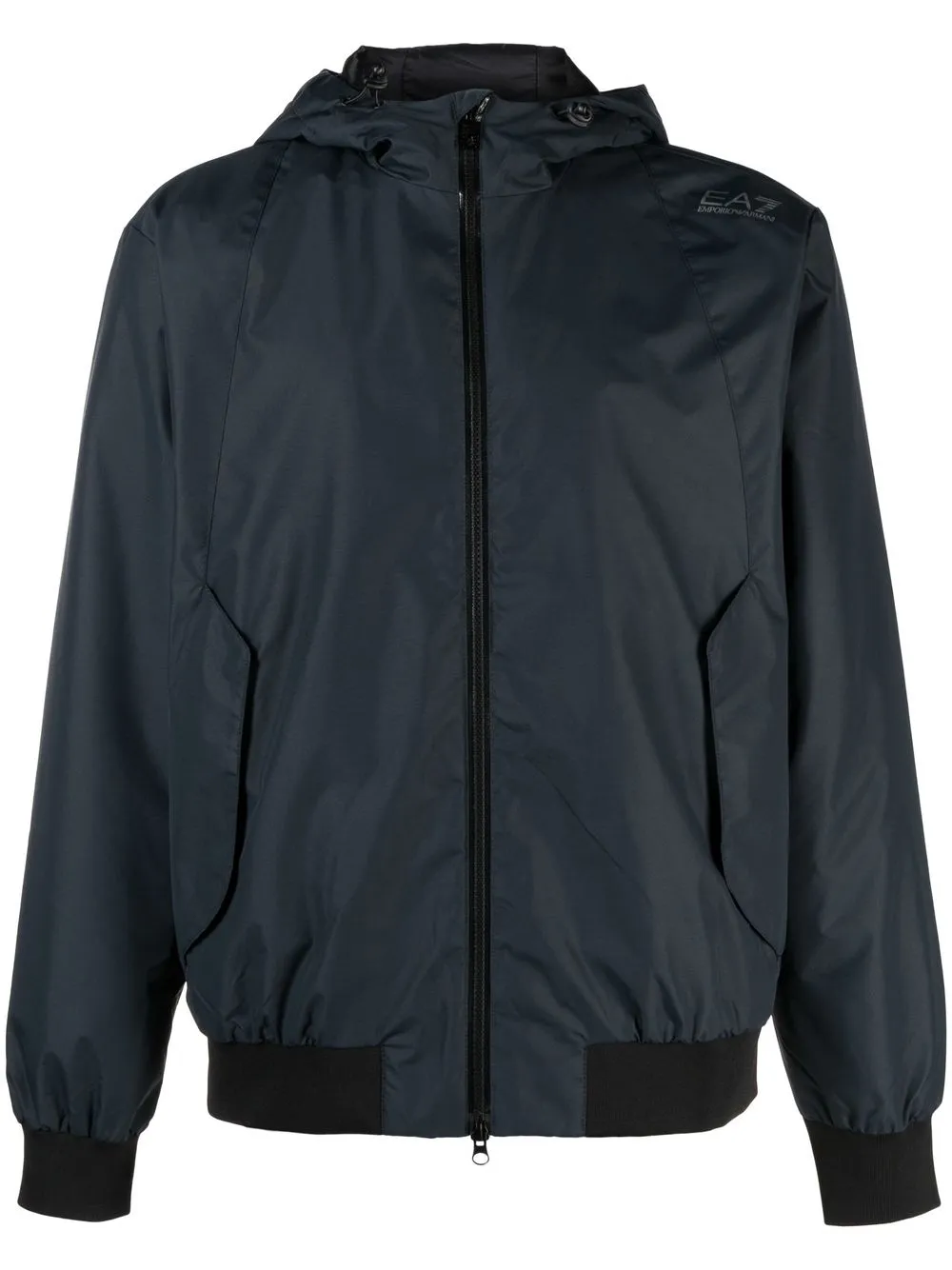 

Ea7 Emporio Armani logo-print jacket - Blue