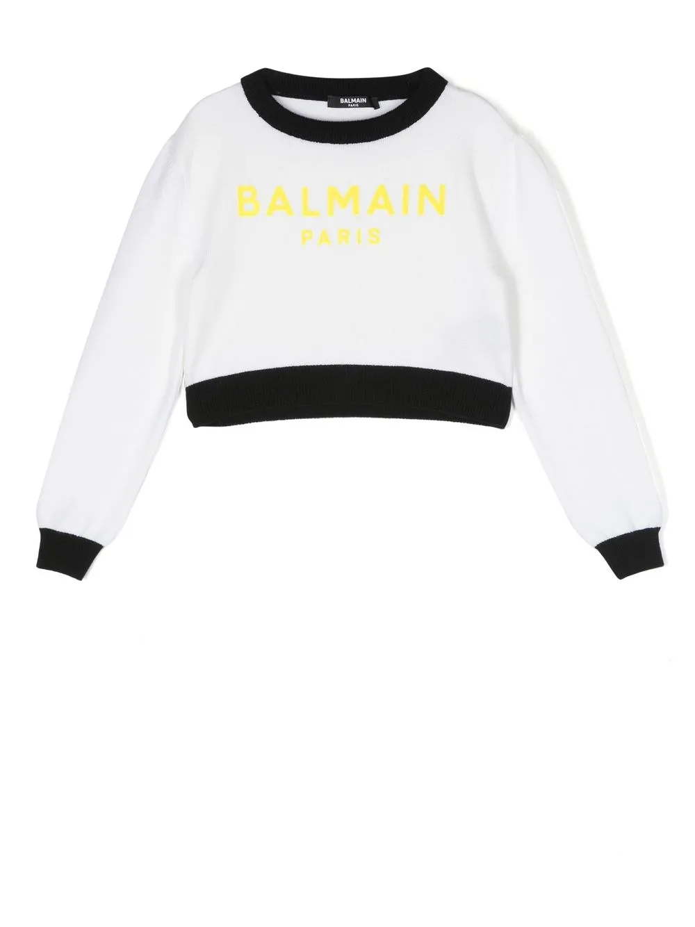 

Balmain Kids sudadera con logo estampado - BIANCO