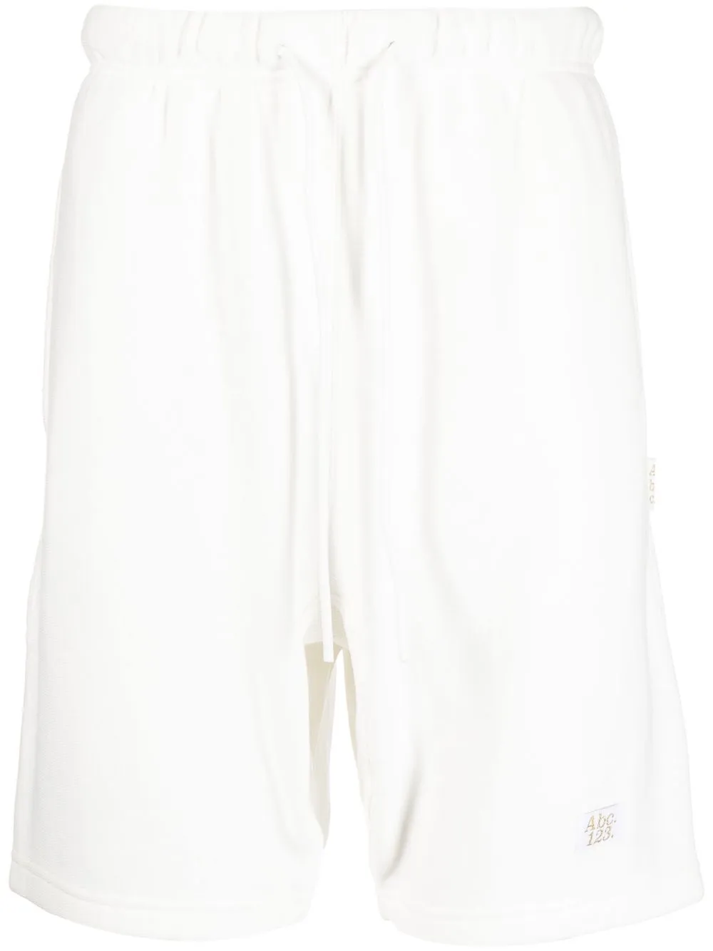 

Advisory Board Crystals drawstring sweat-shorts - White