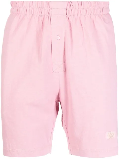 Advisory Board Crystals logo print lounge shorts