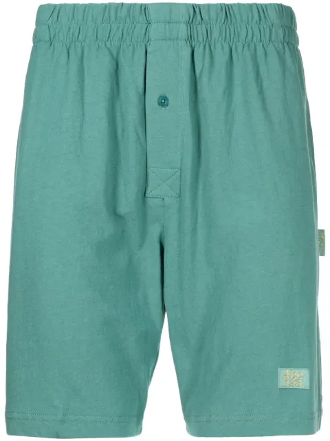 Advisory Board Crystals logo-patch lounge shorts