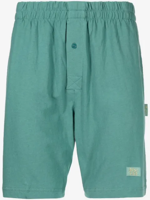 Advisory Board Crystals logo-patch lounge shorts