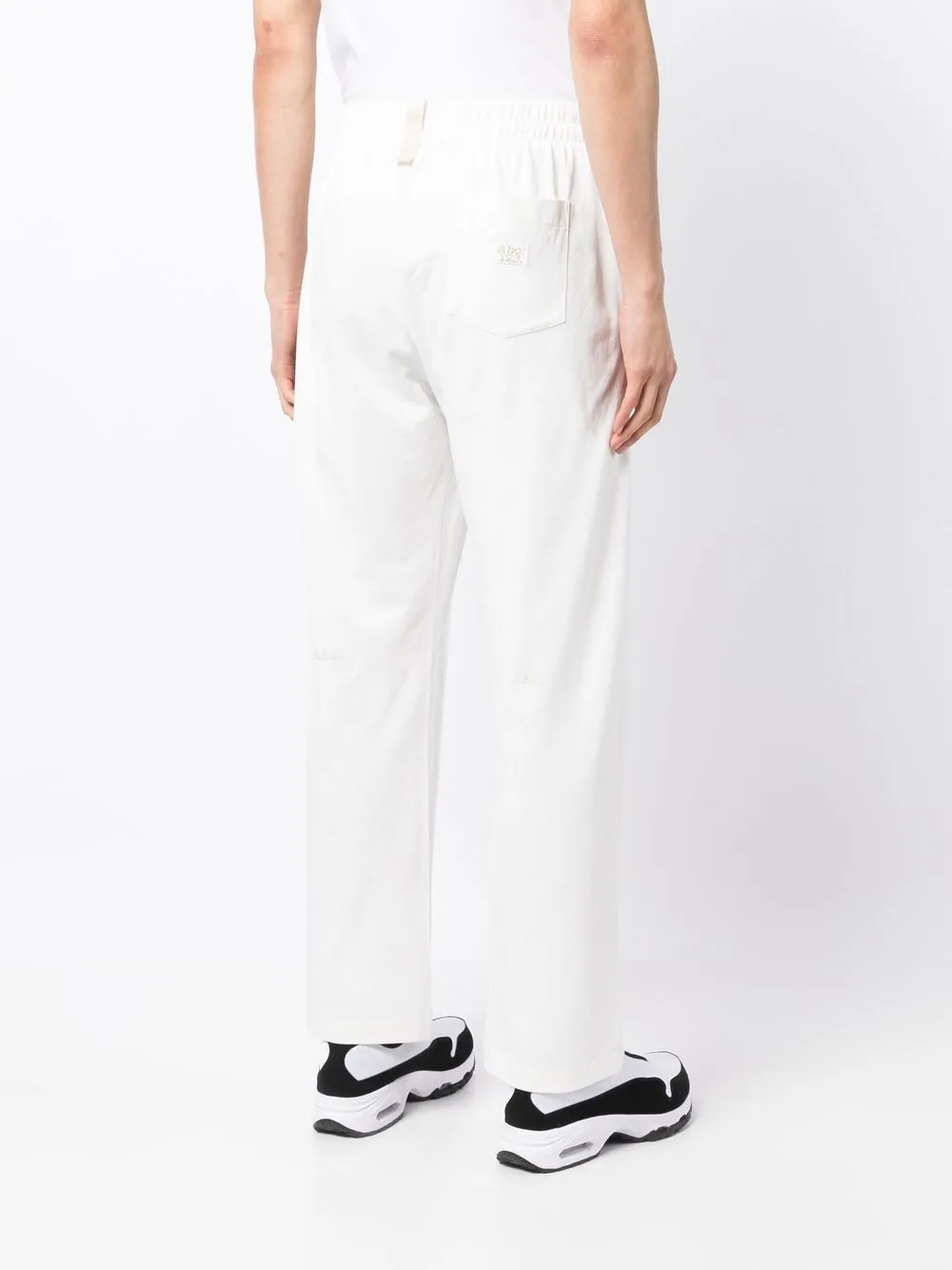 Advisory Board Crystals Logo Patch Lounge Pants In White