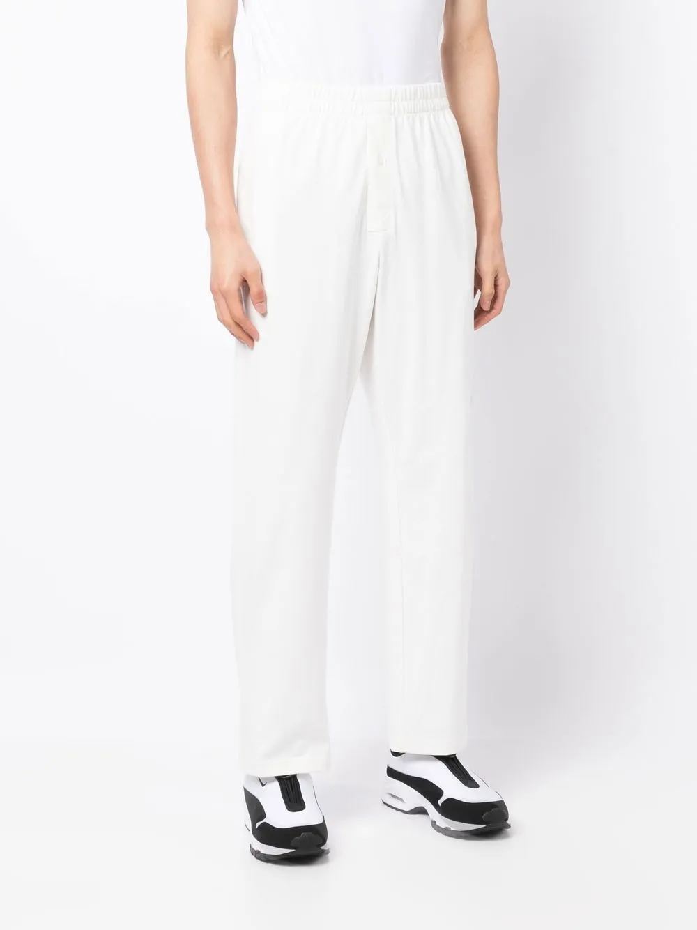  Advisory Board Crystals Logo Patch Lounge Pants - White 