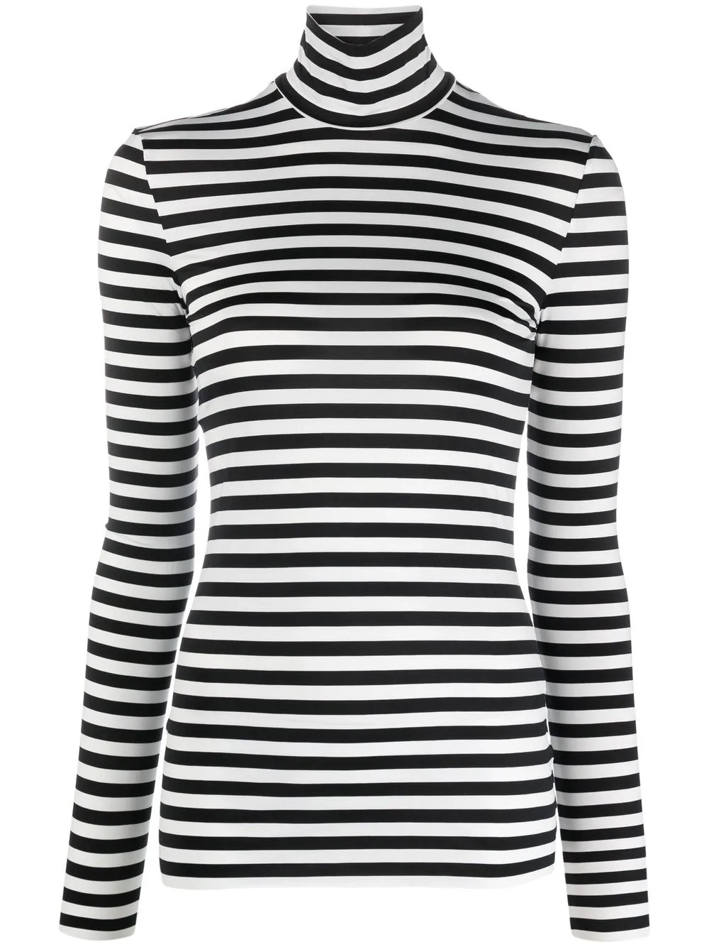 

Philosophy Di Lorenzo Serafini striped mock-neck top - Black