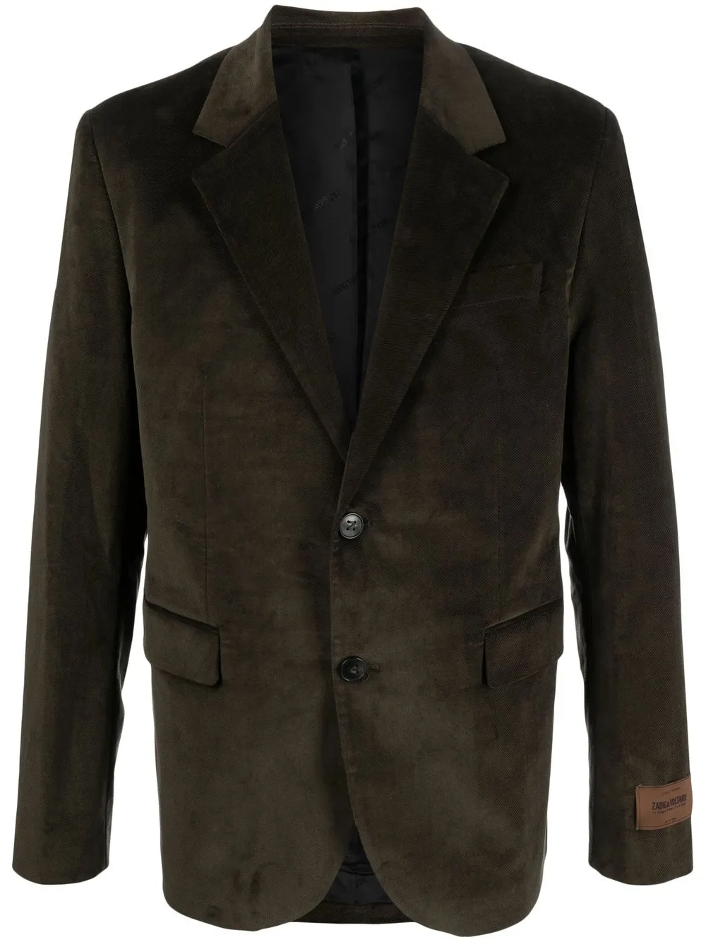 

Zadig&Voltaire textured single-breasted blazer - Green