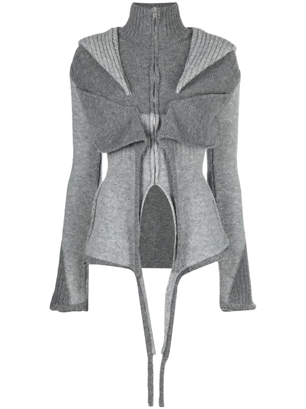 

Ottolinger layered knitted top - Grey