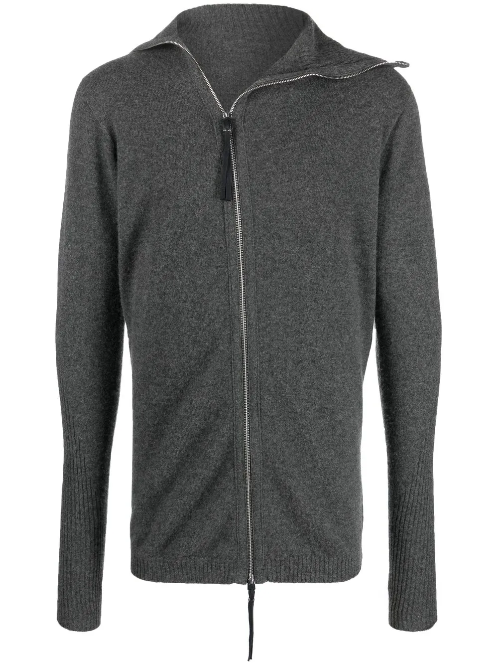 

Boris Bidjan Saberi knitted cashmere hoodie - DARK GREY
