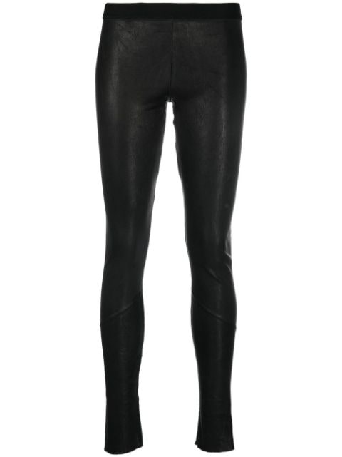 Isaac Sellam Experience low-rise leather leggings