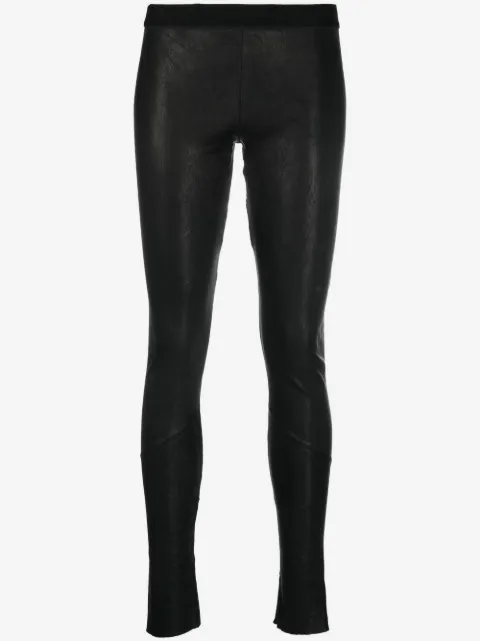 Isaac Sellam Experience low-rise leather leggings