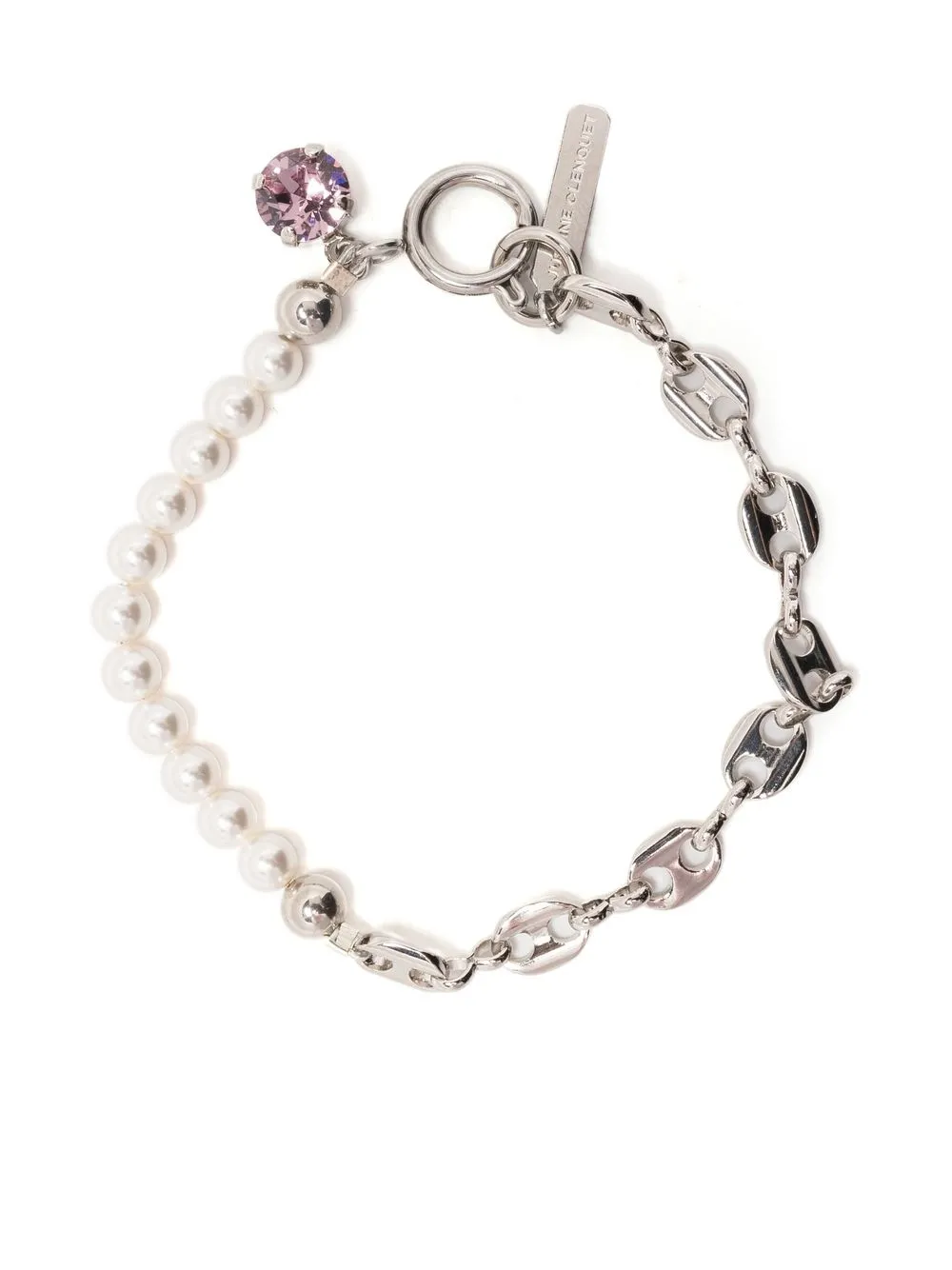 

Justine Clenquet Maddy faux-pearl bracelet - Silver