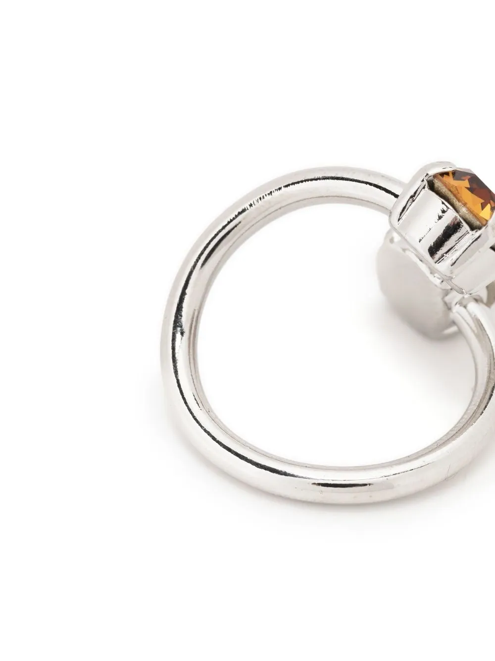 Justine Clenquet Chris Crystal-embellished Ring In Silver | ModeSens