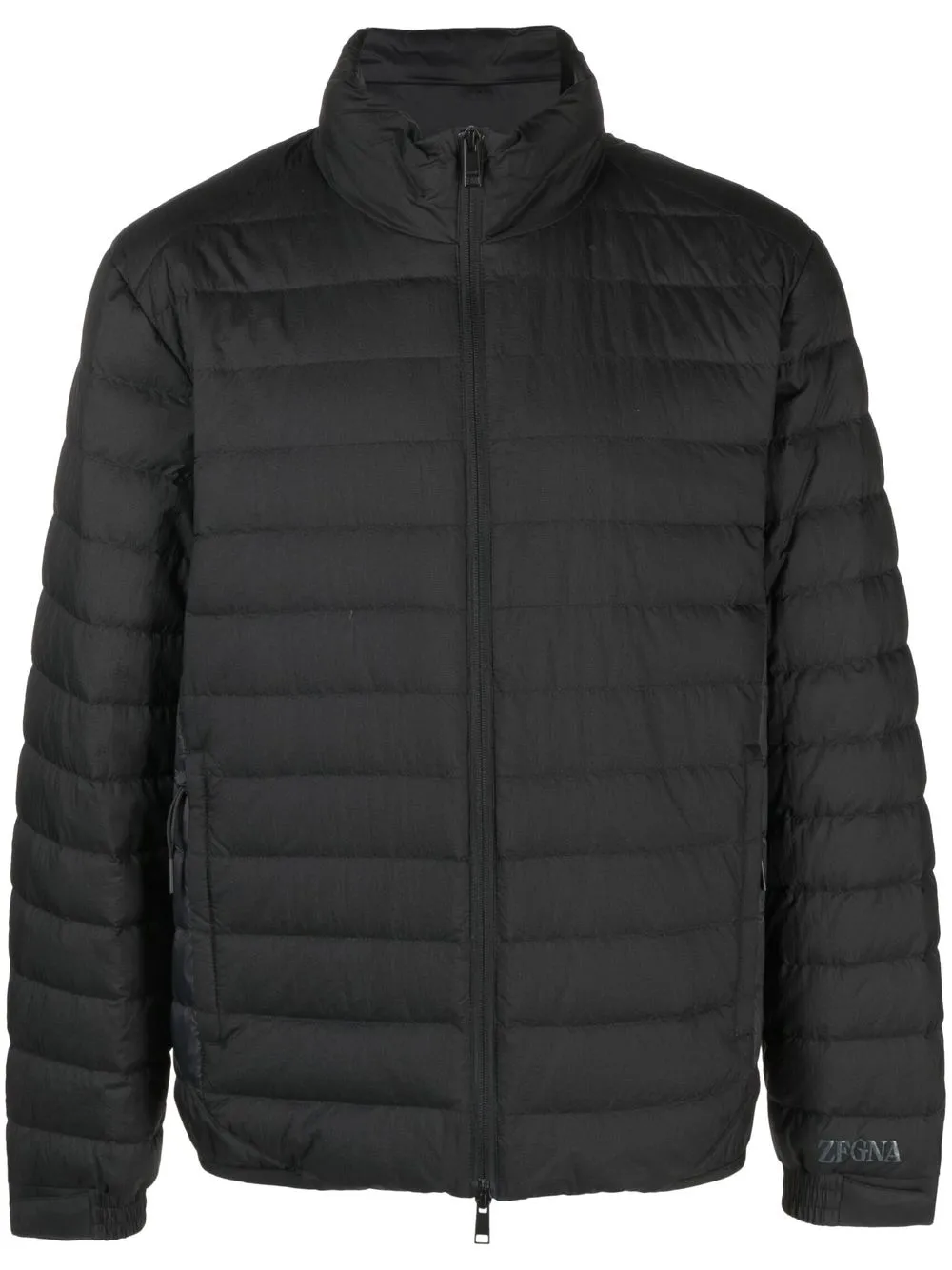 

Z Zegna high-neck zip-up jacket - Black