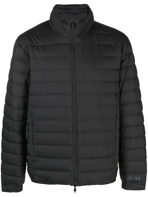 Zegna Jacke mit Stehkragen