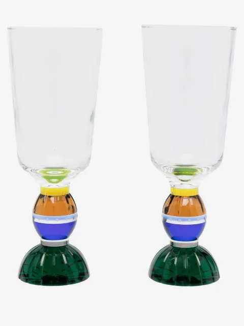 Reflections Copenhagen Ascot tall crystal glass set