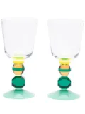 Reflections Copenhagen Mayfair short crystal glasses (set of two) - White