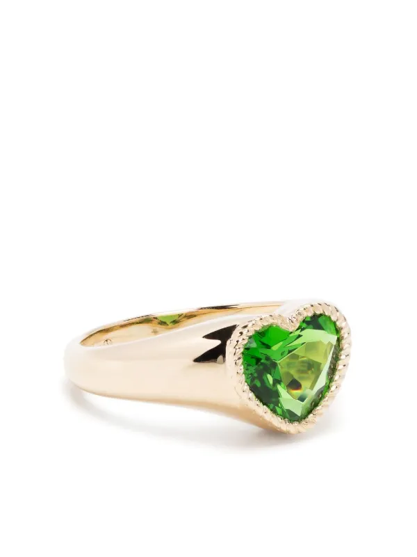 Yvonne Léon 9kt Yellow Baby Coeur Ring in Gold