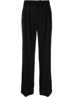 Wide-leg crepe pants - pull&bear