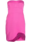 Patrizia Pepe beaded bandeau mini dress - Purple