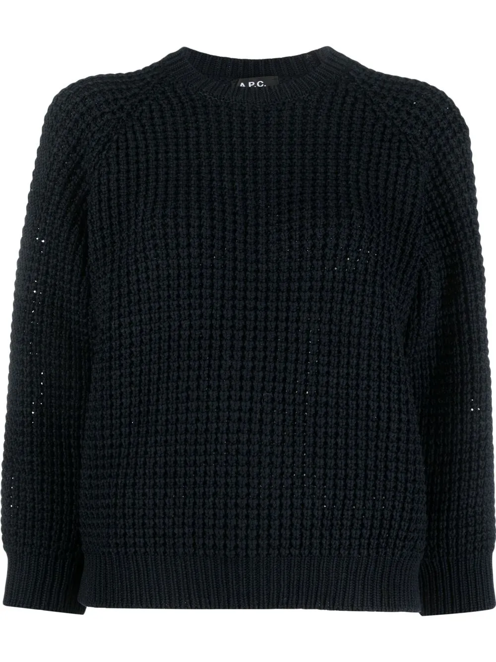 

A.P.C. suéter tejido manga larga - Azul