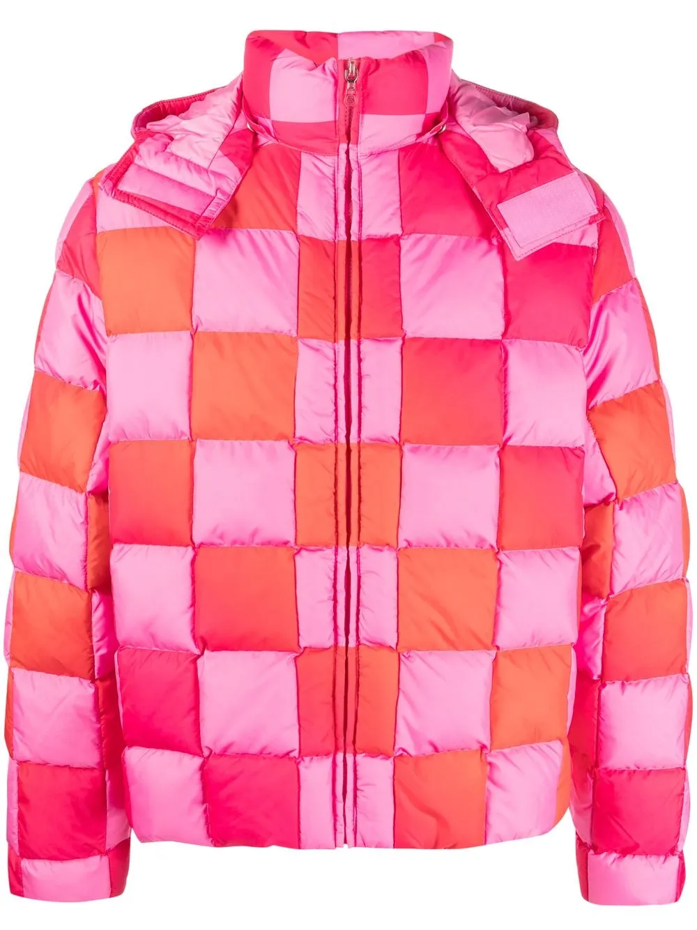 

ERL two-tone padded jacket - Red