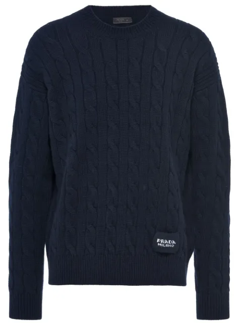 Prada cable-knit cashmere sweater