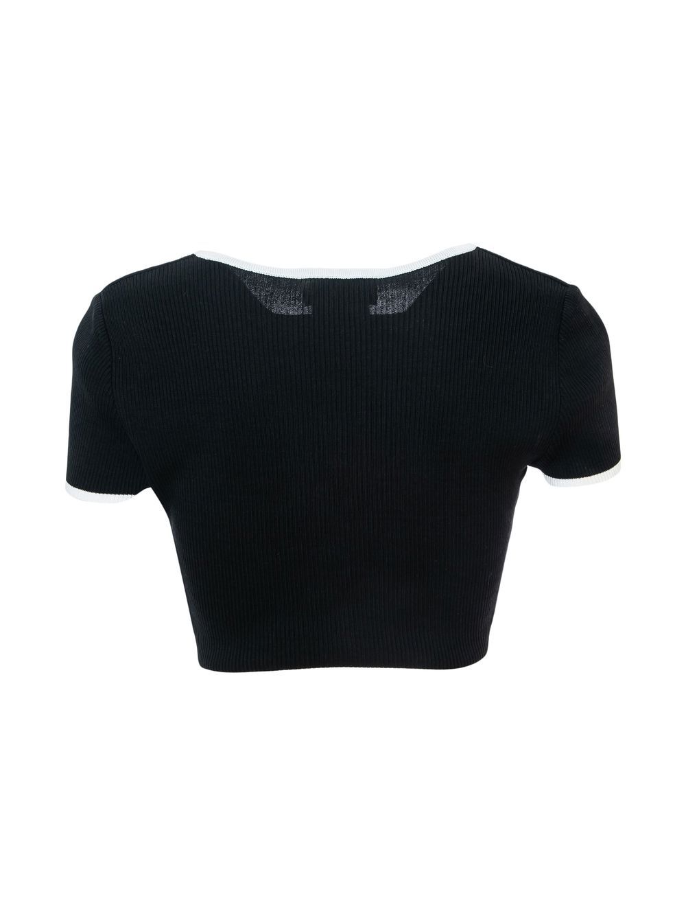 CHANEL Pre-Owned 1995 cropped top - Zwart