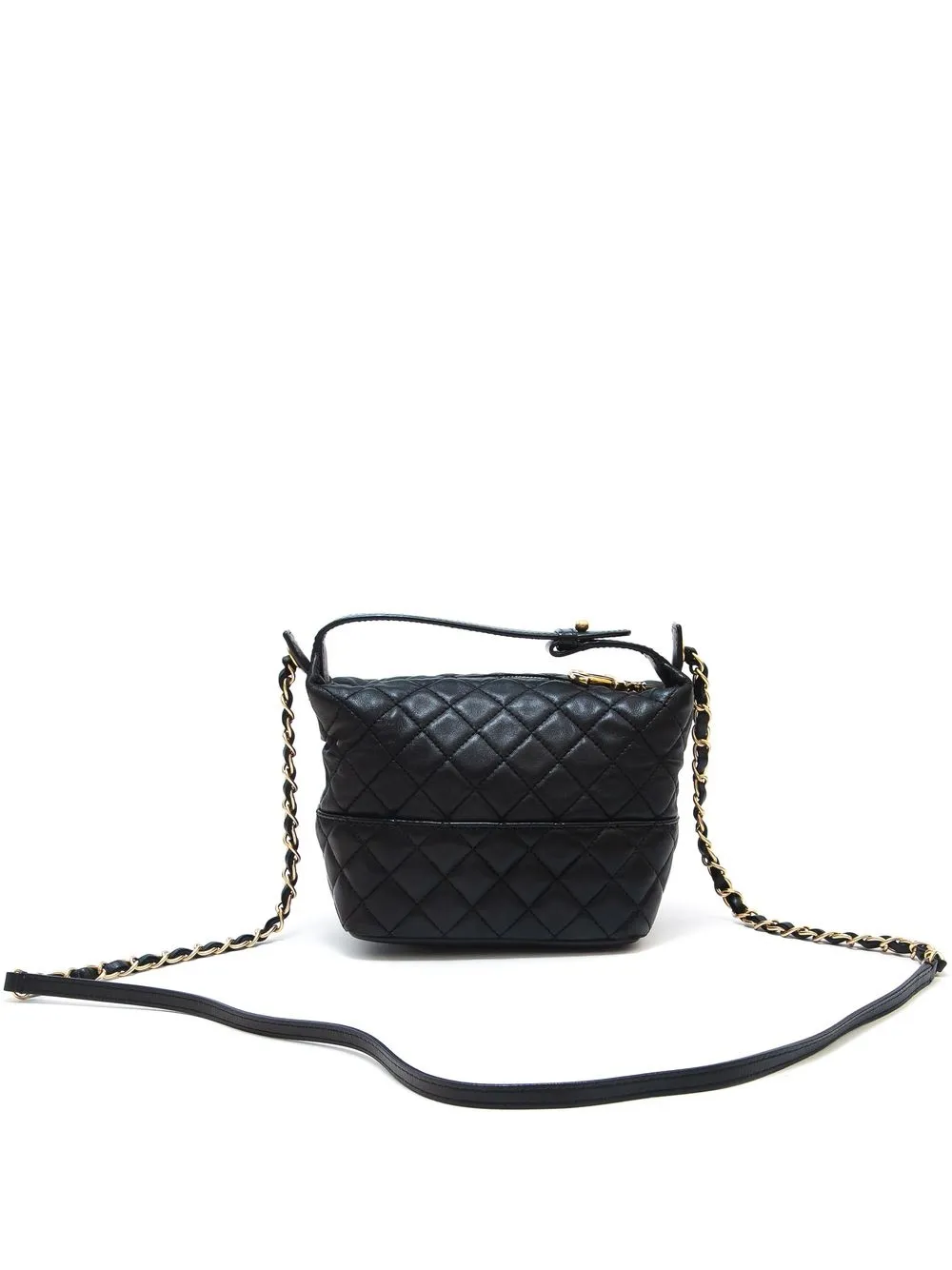 

CHANEL Pre-Owned 2014 CC diamond-quilted shoulder bag - Black