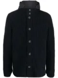 Herno padded-hoot knit jacket - Blue