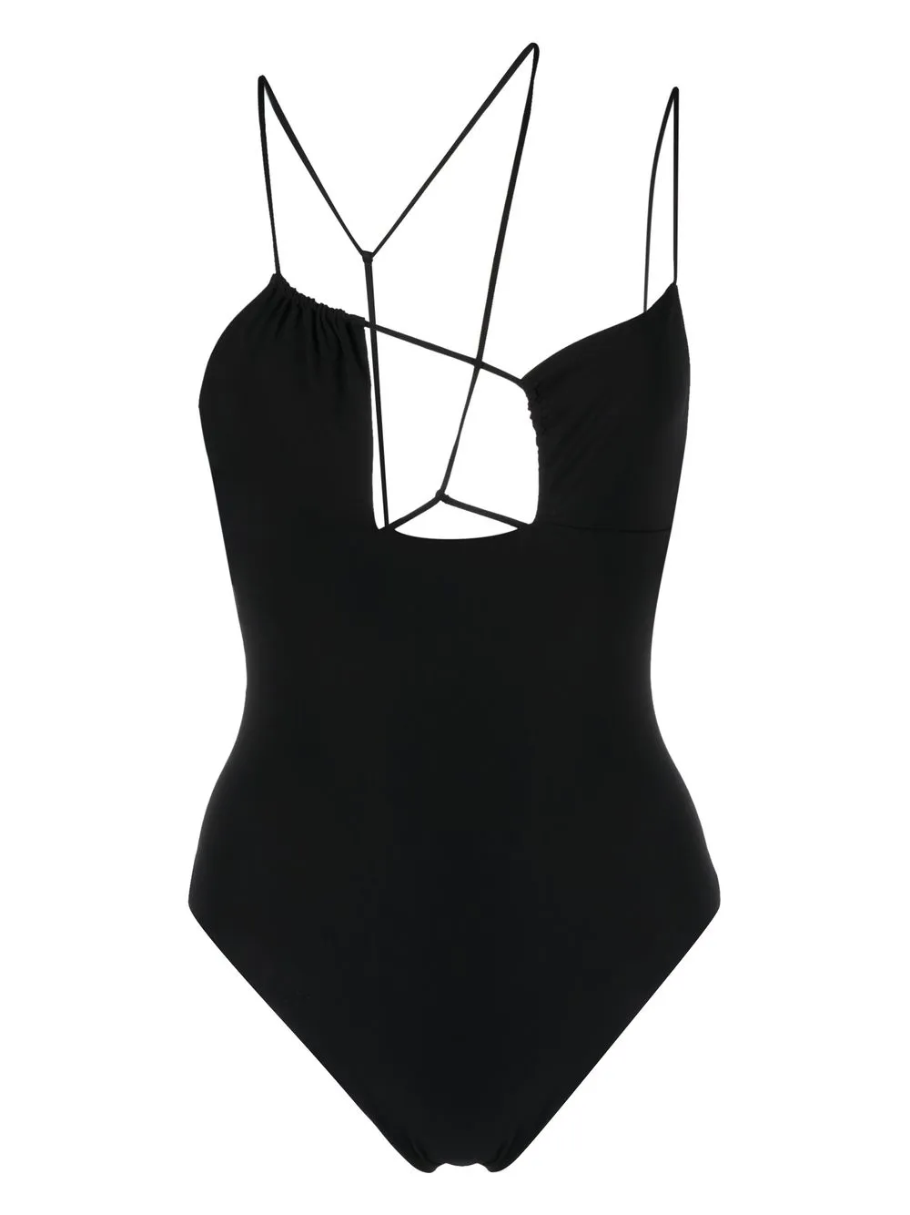 

Nensi Dojaka multi-strap design swimsuit - Black