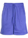 Advisory Board Crystals logo-patch knee-length shorts - Purple