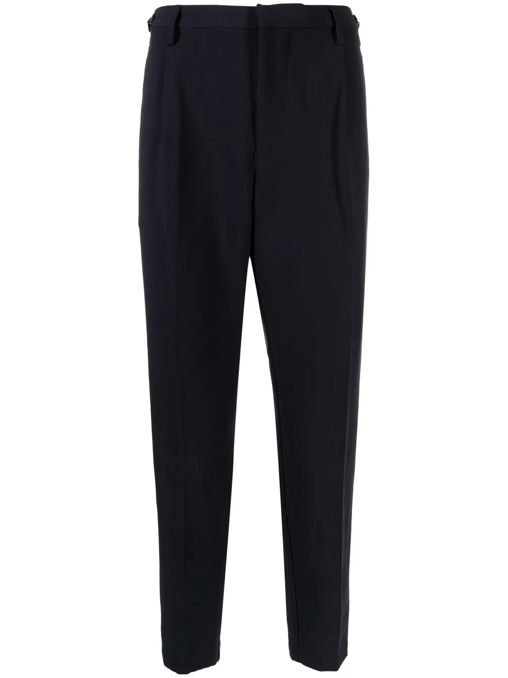 

Emporio Armani logo-plaque tapered trousers - Blue