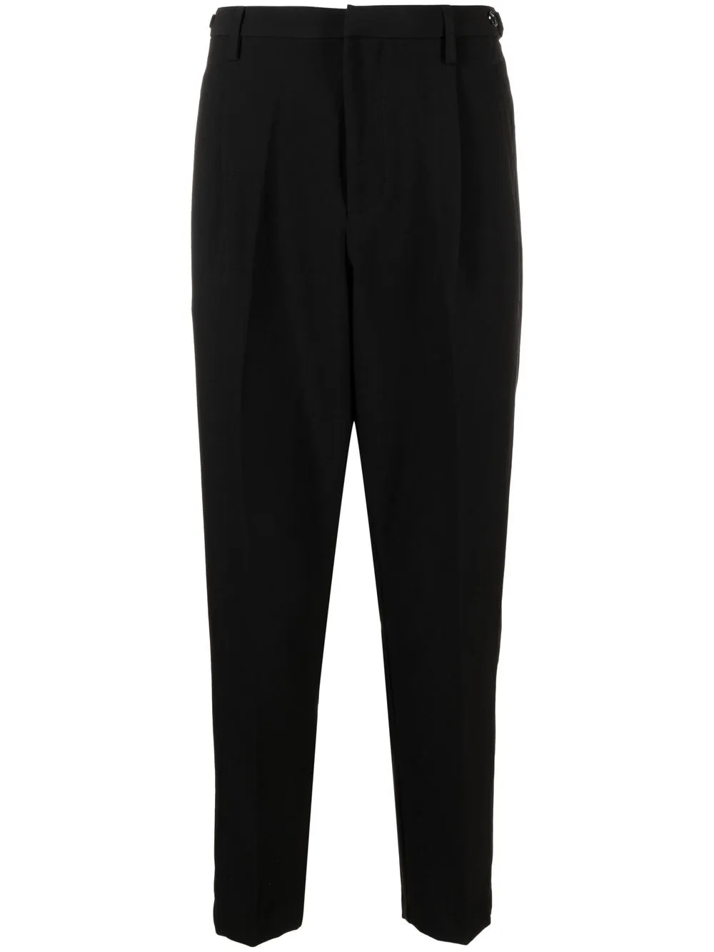 

Emporio Armani pleated tapered-leg trousers - Black