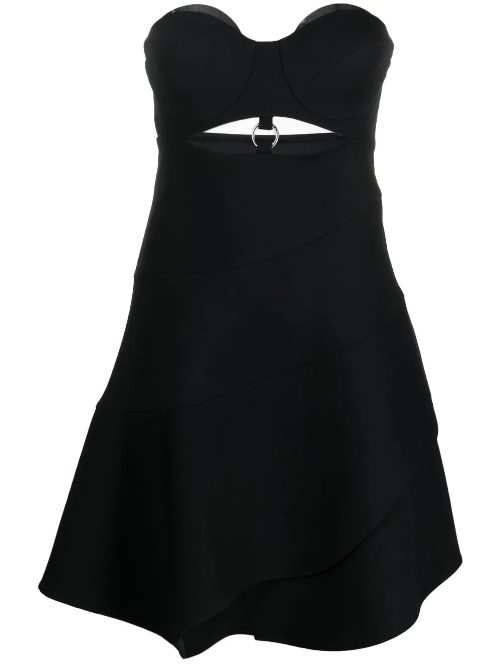

Del Core strapless cut-out mini dress - Black