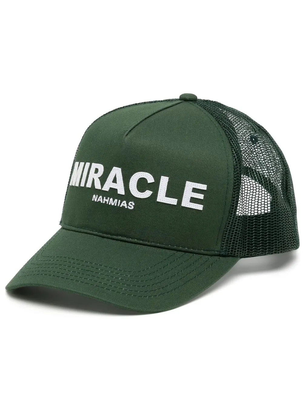 

Nahmias gorra con logo estampado - Verde