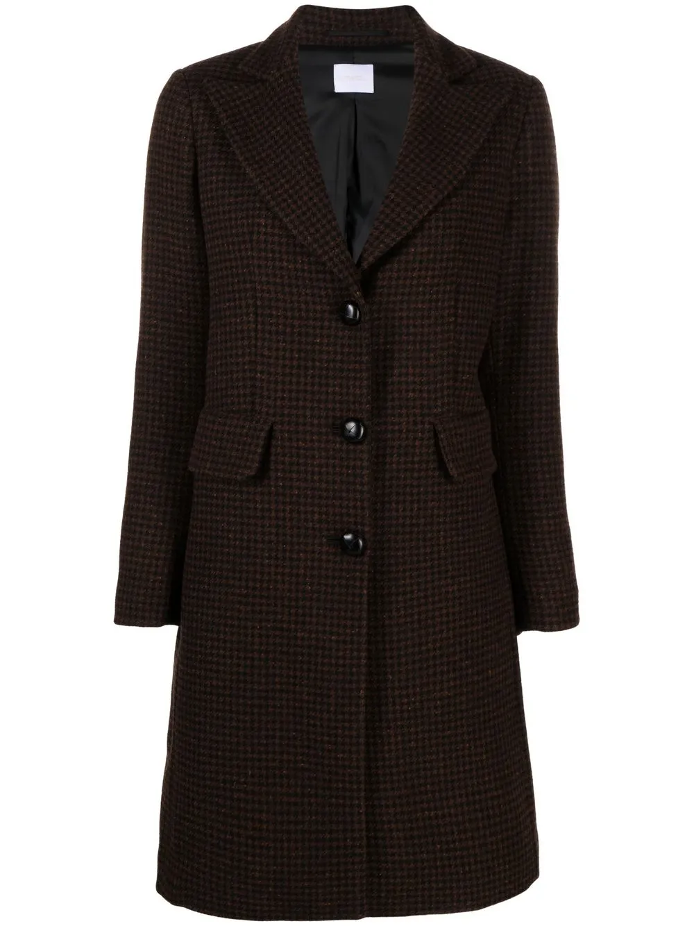 

Merci single-breasted mid-length coat - Brown