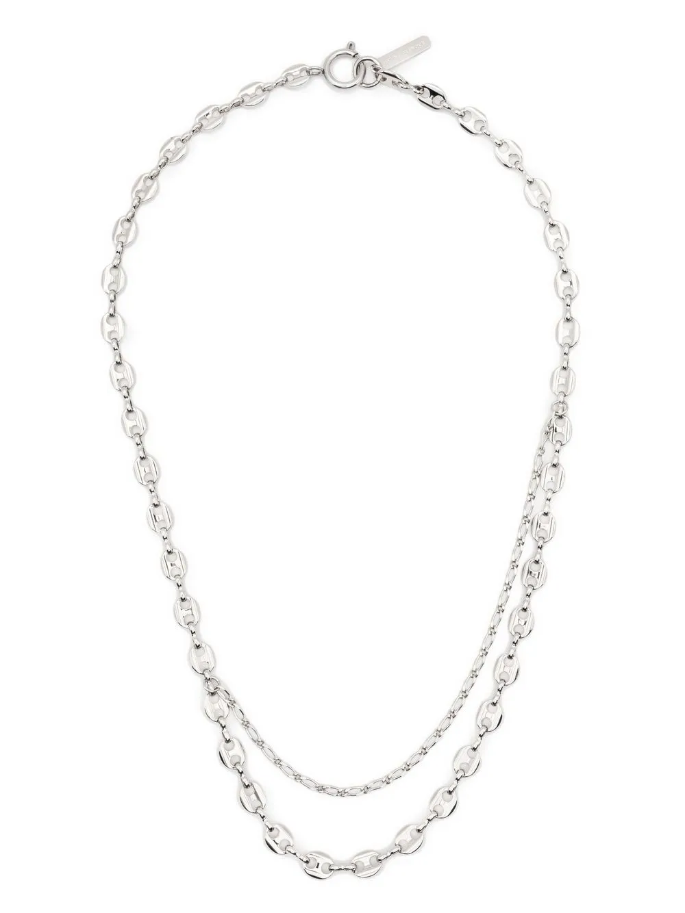 

Justine Clenquet Alexia double-chain necklace - Silver