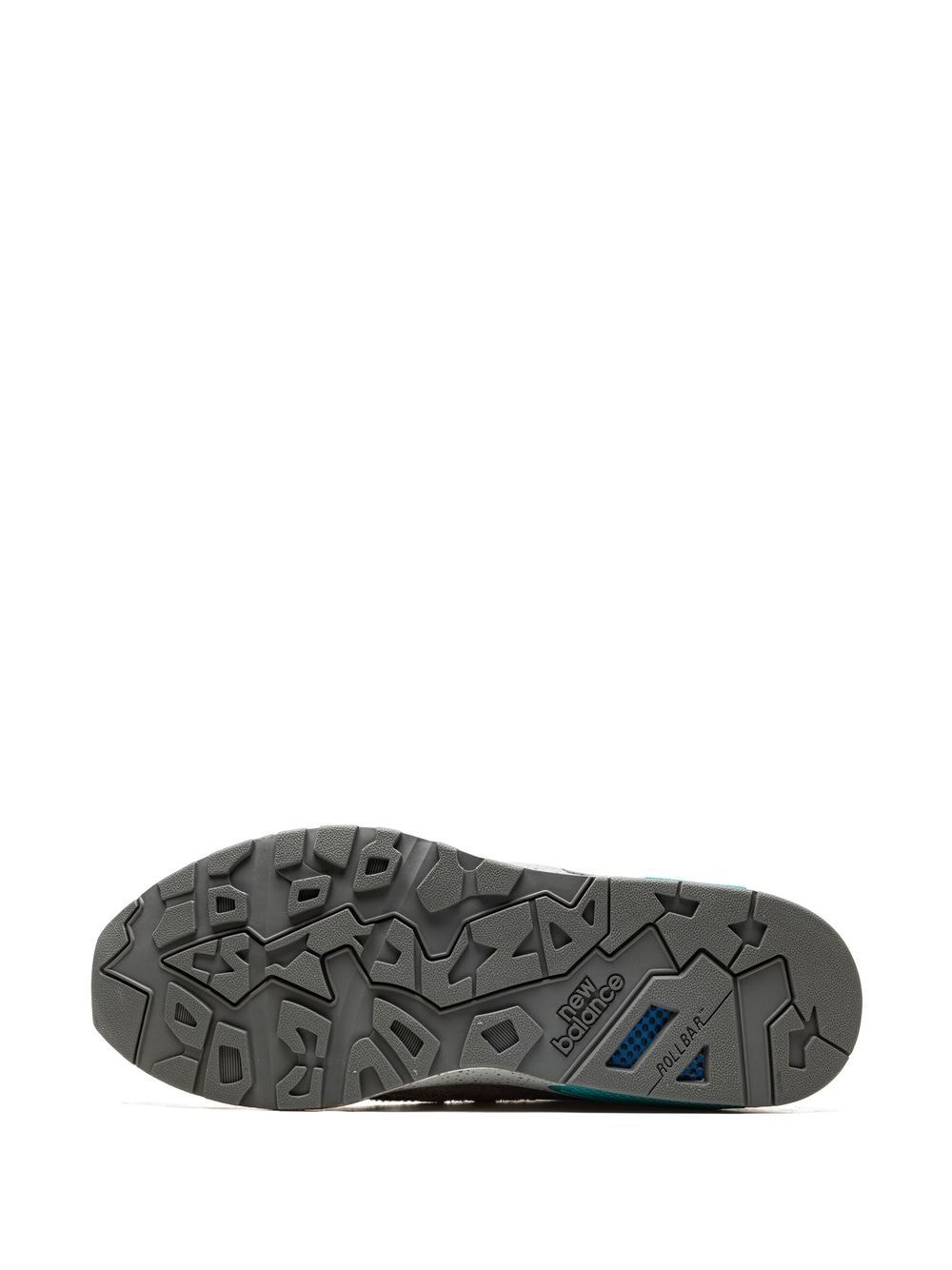 Shop New Balance X Palace 580 "gargoyle Lapis Blue" Sneakers In Grey