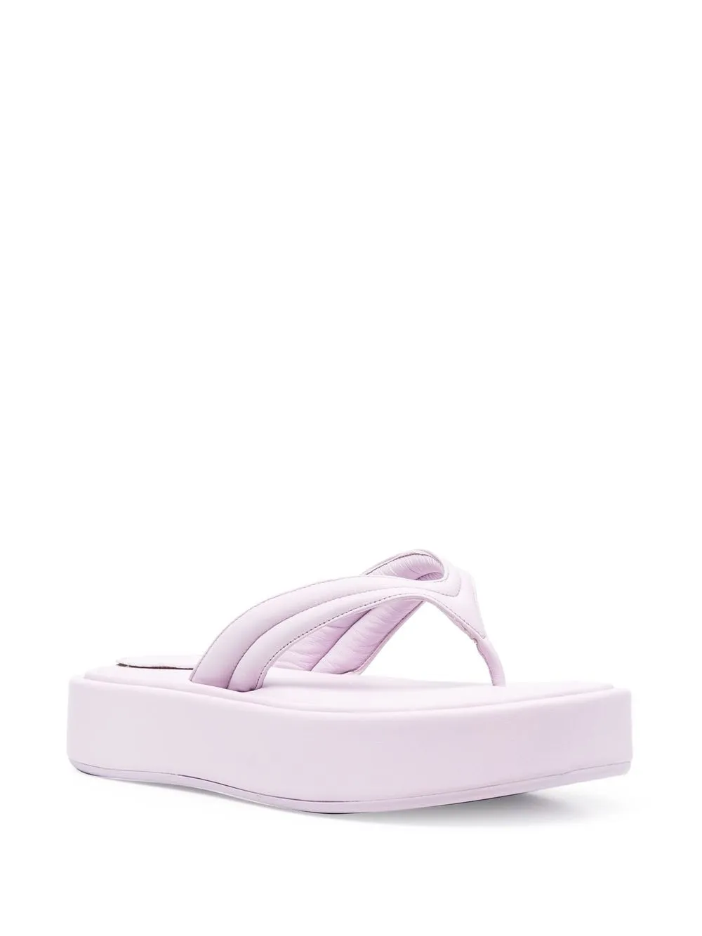 Patrizia Pepe Fly sandalen met plateauzool - Paars