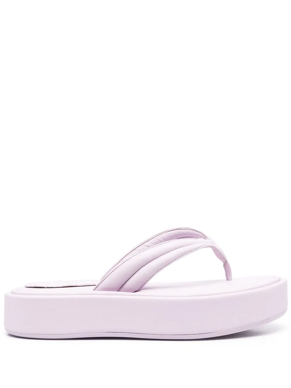 

Patrizia Pepe Fly flatform thong-strap sandals - Purple