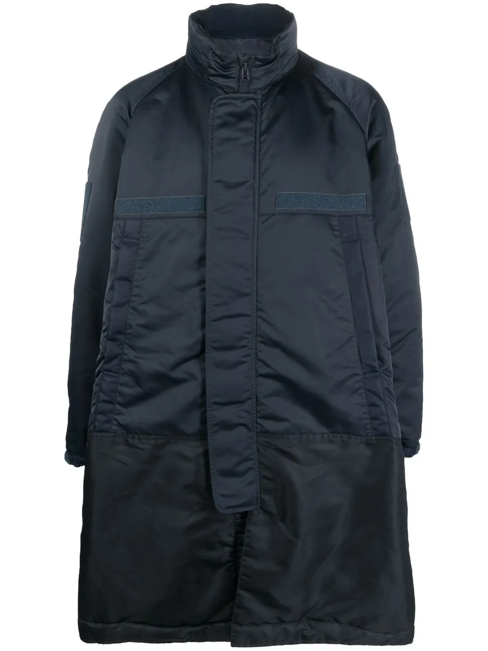 

Comme Des Garçons Homme touch strap-panel coat - Blue