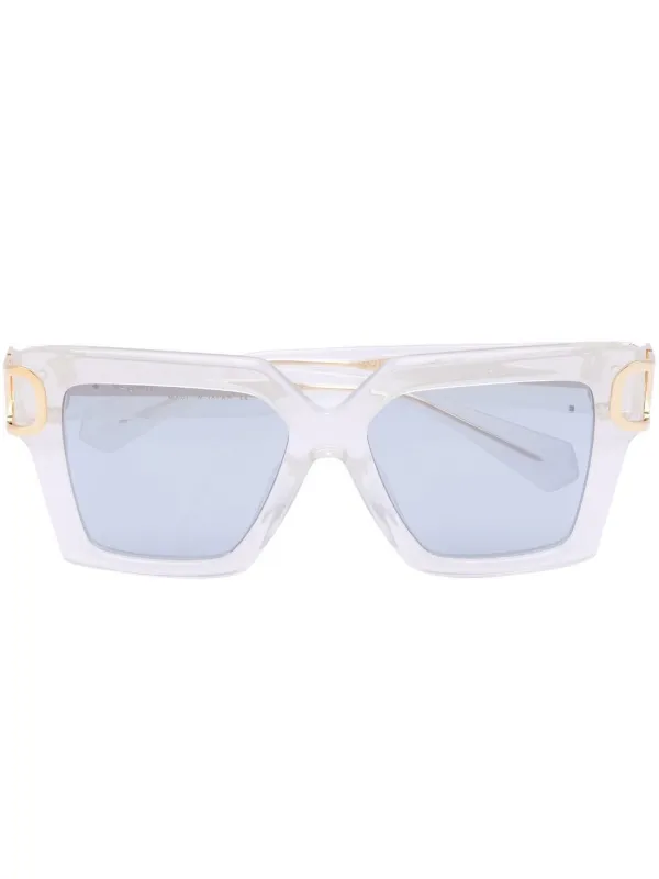 Louis Vuitton 1.1 Millionaires Square Sunglasses, White, One Size