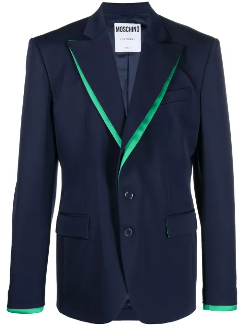 Moschino single-breasted tailored blazer
