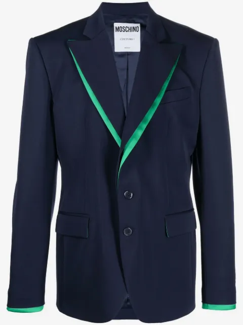 Moschino single-breasted tailored blazer