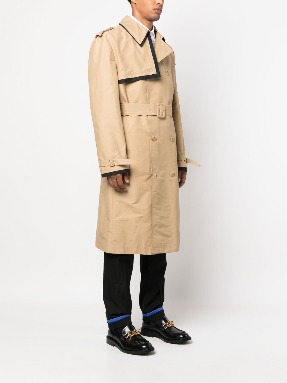 Moschino double-breasted Trench Coat - Farfetch