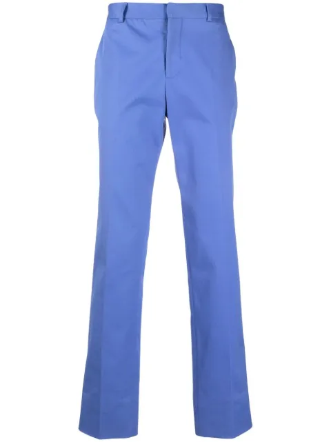 Moschino logo-embroidered tailored trousers